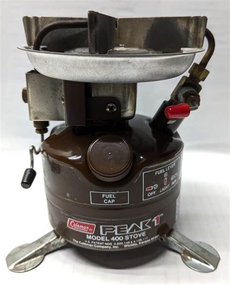 coleman peak 1 model 400 stove fuel type